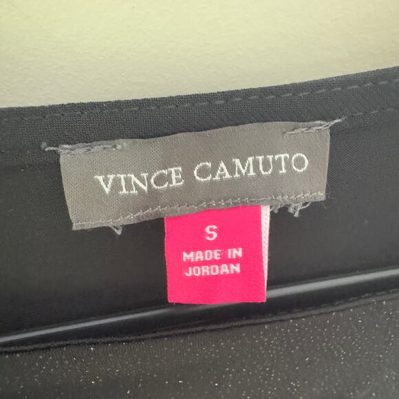 Vince Camuto Long Sleeve Sparkle Jersey Asymmetrical Top US Women's S - Picture 4 of 7